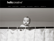 Tablet Screenshot of hellocreative.com